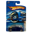 Hot Wheels Qombee – 2006 First Editions #17/38 – Dark Blue Retro Van – Blown Engine Detail – Unique Concept Casting – Collector Favorite