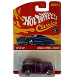 Hot Wheels Classics Series 2 – Anglia Panel Truck – #8 of 30 – Spectraflame Purple – Retro-Style Panel Van – Real Rider 5-Spoke Redline Wheels – 2005 Mattel Release