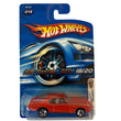Hot Wheels 1969 Pontiac GTO – 2006 Mainline #018 – Red Muscle Car Classic – Die-Cast American Legend