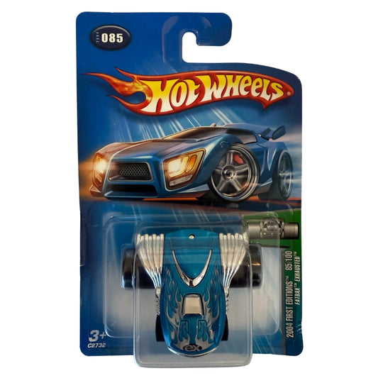 Hot Wheels Fatbax™ 2005 Corvette – 2004 First Editions #095 – Blue Widebody Muscle Car – Hot 100 Series – GM Officially Licensed – Collector’s Diecast