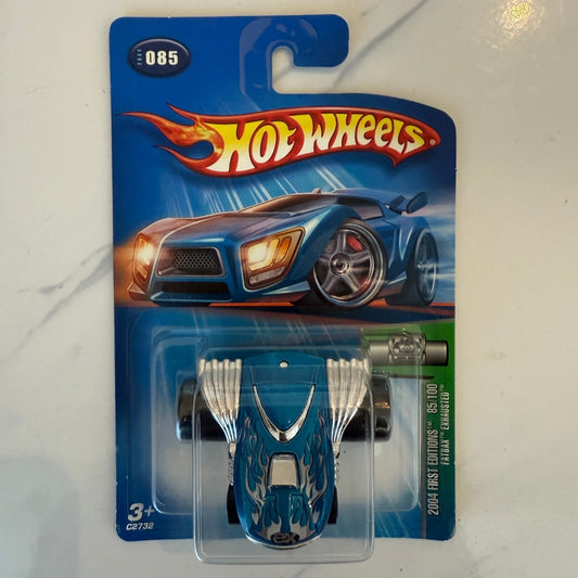 Hot Wheels Fatbax™ 2005 Corvette – 2004 First Editions #095 – Blue Widebody Muscle Car – Hot 100 Series – GM Officially Licensed – Collector’s Diecast
